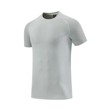 Imagem de Camiseta De Corrida Masculina De Secagem Rápida, Respirável E Refletiv