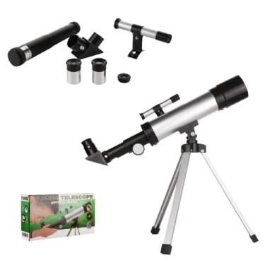 Imagem de Telescópio Astronômico F36050 Profissional Portátil com Tripé e Acessórios, Kit Completo para Observação