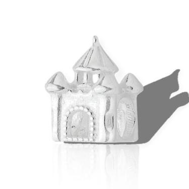Imagem de Berloque Pingente Separador Castelo Princesa Prata Original - Lojas La