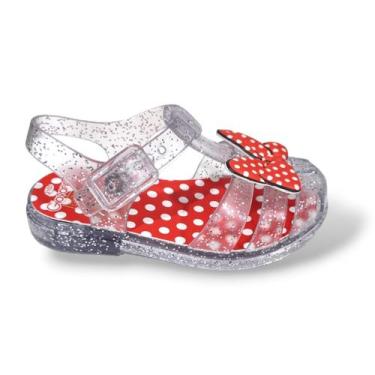 Imagem de Sandália fem. Infantil Aranha Minnie Mouse Led Light Luzinha - Giovana