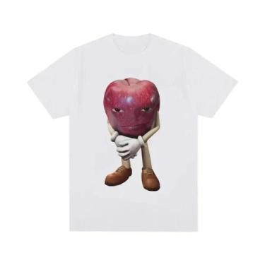Imagem de Camiseta Unissex Engraçada Com Meme De Maçã, Alta Qualidade, Estilo Re