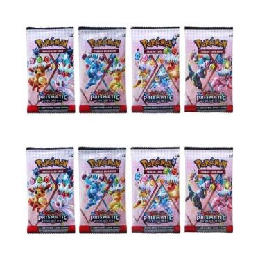 Imagem de Cartas Pokémon Para Crianças, Pacote Com 4, Jogo De Coleção Team up Su