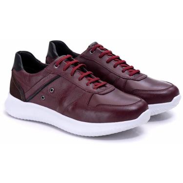Imagem de Tênis Masculino Ultra Leve Bordo Comfort 3023 Bordo-Masculino