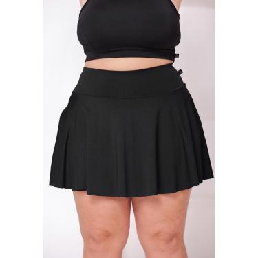 Imagem de Short Saia Babado WOLFOX Plus Size Feminino Suplex Fitness-Feminino