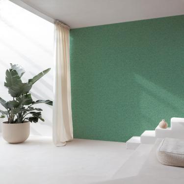 Imagem de Papel de Parede Belize Geométrico Verde e Dourado  BZ3306