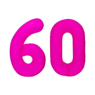 Imagem de Balão Digital Brilhante Vermelho Rosa Para Decoração De Festa De Anive