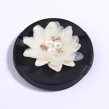 Imagem de NevStp 10 peças de flores artificiais de chiffon rosa camélia para decoração de vestido de convite de casamento, 13