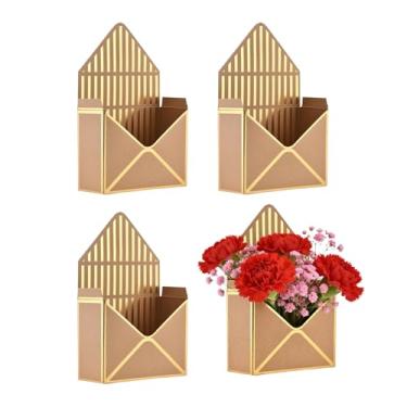 Imagem de Caixa Para Transporte De Buquês | Conjunto De 4 Unidades Com Grande Capacidade | Embalagem Vazia Para Flores Dos Namorados - Presente Feminino Para Noivado Aniversário Festa Natal Mãe Namorada Mulher