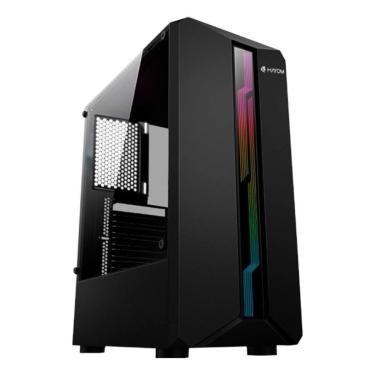 Imagem de Gabinete Gamer Hayom GB1724, Mid Tower, ATX Sem FANs, Preto - GB1724-Unissex