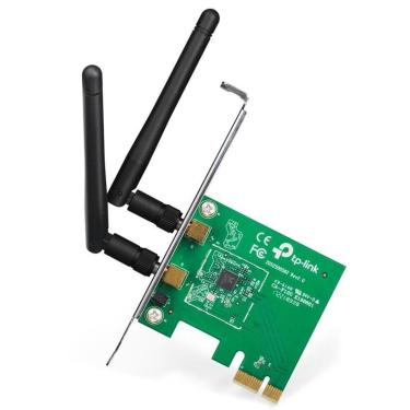 Imagem de Adaptador Wireless TP-Link PCI Express N300 300Mbps TL-WN881ND-Unissex