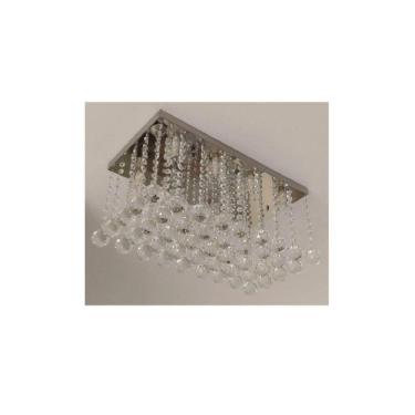 Imagem de Plafon De Cristal Sala Estar Jantar Quarto Hall