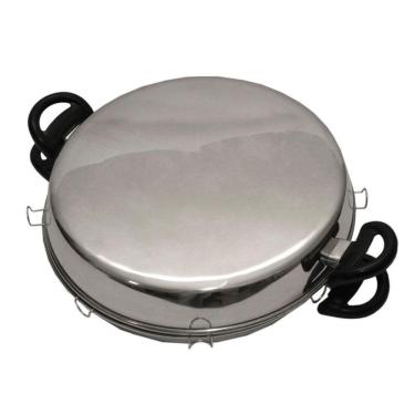 Imagem de Churrasqueira Fogão Alumínio Luxo Panela Grelha S/ Fumaça. - Qualidade Impecável