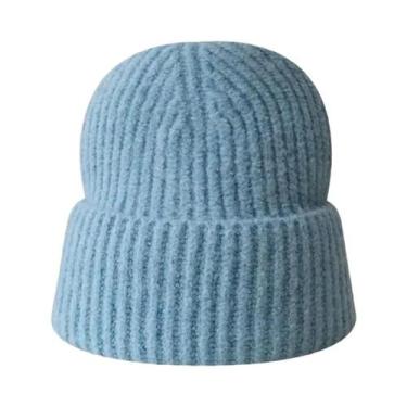 Imagem de Gorro Feminino De Lã Quente Com Orelhas De Gato, Estilo Coreano, Para 