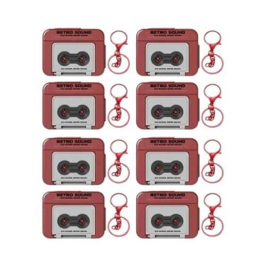 Imagem de Caixa De Música Retrô Infantil Com Pingente, Mini Gravador De Fita Gra