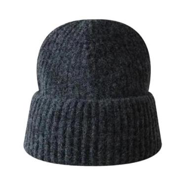 Imagem de Gorro Feminino De Lã Quente Com Orelhas De Gato, Estilo Coreano, Para 