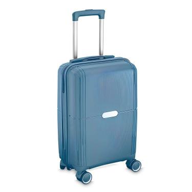 Imagem de Mala Executiva Compacta Azul 34l Com Cadeado De Segurança Para Viagem