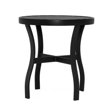 Imagem de Jogo De Mesa Com 2 Poltronas Cadeiras De Varanda Sacada Preto