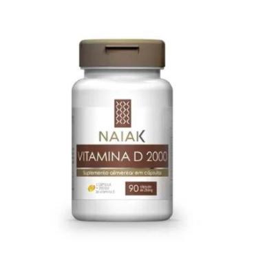 Imagem de Vitamina D3 2000 UI 90 Cápsulas Naiak-Unissex