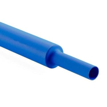 Imagem de Tubo Termo Retrátil 6,0mm Contração 2:1 Rolo Com 200 Metros - Azul Esc