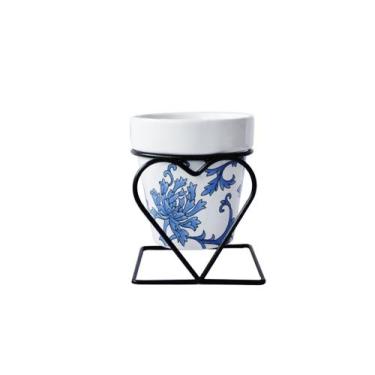 Imagem de Vaso decorativo em ceramica com suporte 8x10cm - QUERO PRESENTEAR, A