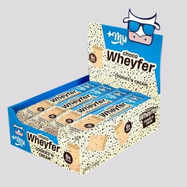 Imagem de Barra de Proteína ChocoWheyfer +Mu - 12 unidades, Cookies and Cream