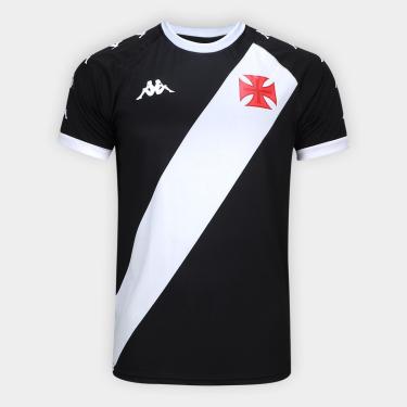 Imagem de Camiseta Vasco Supporter Class Kappa Masculina-Masculino