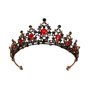 Imagem de Coroa De Princesa Luxuosa Para Meninas, Tiara Elegante Para Casamento,