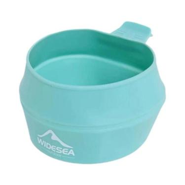 Imagem de Copo De Camping Portátil Dobrável De 250ml Com Alça, Tigela De Bolso P