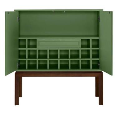 Imagem de Adega Quartzo Várias Cores - Máxima - Máxima Móveis, Verde escuro