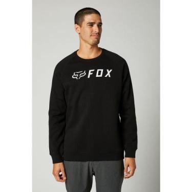 Imagem de Moletom Fox Apex Crew, 3, Preto, Branco, M