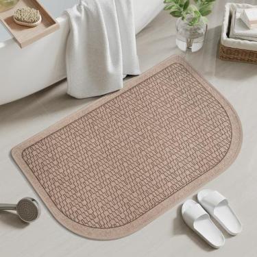 Imagem de Tapetes de banheiro YDKGL 50x80cm, antiderrapantes, ultrafinos, de sec