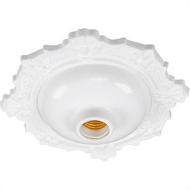 Imagem de Plafonier Pvc Pavilonis Bvc Branco Decorativo 857001/200, Branco