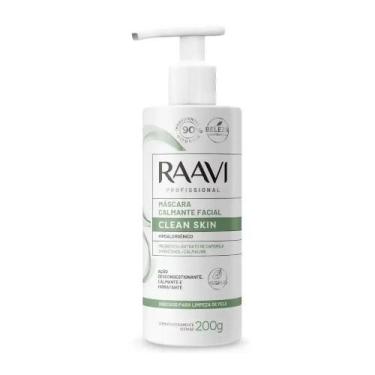 Imagem de Máscara Facial Calmante Profissional Clean Skin Raavi 200g