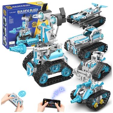 Imagem de Kit de Construção 720 Peças STEM Robô Programável com Aplicativo para Crianças de 8 a 12 Anos, Suplanet