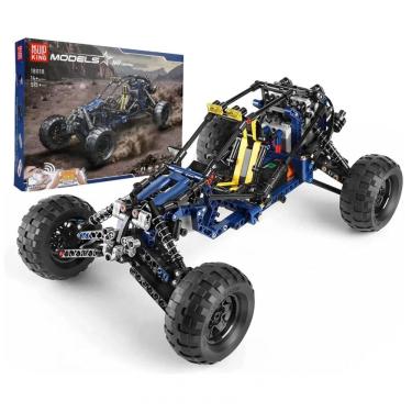Imagem de Kit de Construção Carro Off Road com 515 Peças e Controle Remoto para Crianças e Adultos, Mould King, Azul