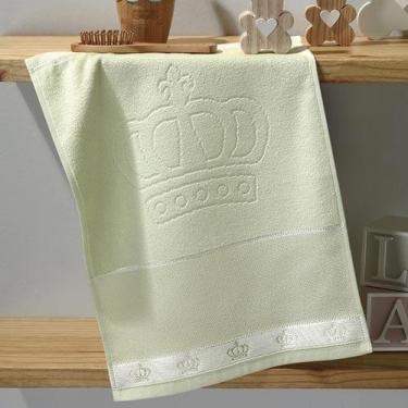 Imagem de Toalha Lavabo Para Bordar Velour Jacquard Baby Classic - Döhler - Dohl