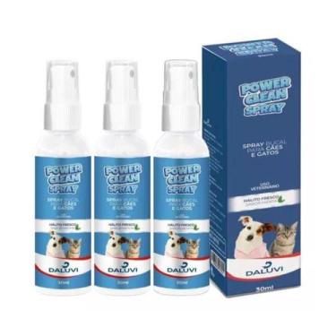 Imagem de Spray Remove Placa e Tártaro Power Clean Kit 3x - Daluvi