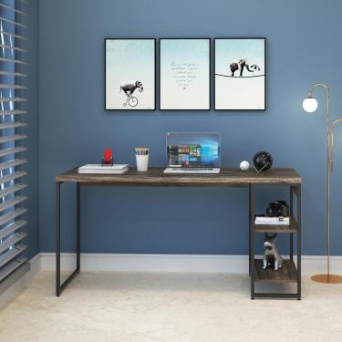 Imagem de Mesa c/Estante Baixa 150X64X75cm C/02 Prateleiras