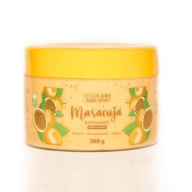 Imagem de Creme Esfoliante Corpo e Rosto Maracujá Miss Rôse 280gr
