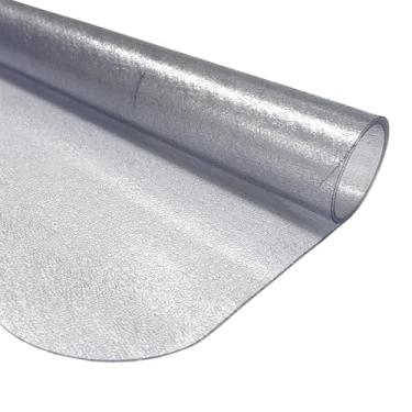 Imagem de Kapazi Tapete Protetor de Piso Flexí­vel Transparente 85x120cm para Cadeira Escritório Residencia Antiderrapante Fácil de Limpar Resistente