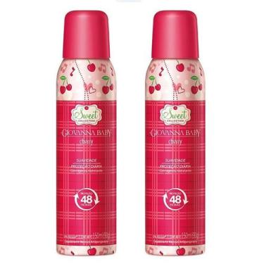 Imagem de Desodorante Aerosol Giovanna Baby Cherry 150mL - 2 unidades