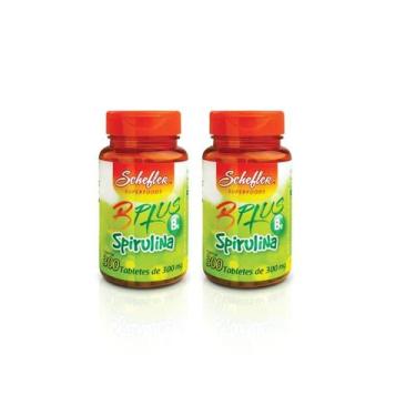 Imagem de SPIRULINA BPLUS 300mg - 600 caps - 02 potes - COLOR ANDINA FOOD