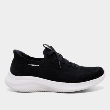 Imagem de Tênis Skechers Ultra Flex 4.0 Slip Ins Feminino, Preto, 40
