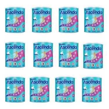 Imagem de Ascenda sabor Baunilha 364g Sem Sacarose kit c/12 - nestle