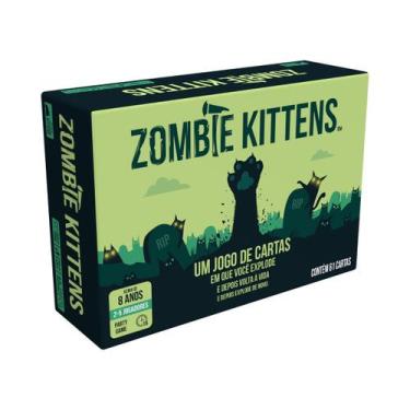 Imagem de Jogo Zombie Kittens 61 Cartas Exclusivo - Para Toda Família - Galápago