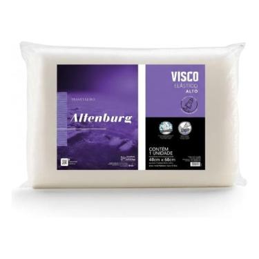 Imagem de Travesseiro Altenburg Visco Elástico Nasa Alto 48x68 Márfim