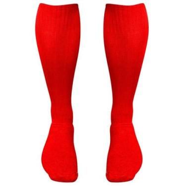 Imagem de Meiao Futebol Kanxa Amador Juvenil 6110 Vermelha, Vermelho, 33/38