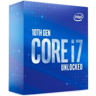 Imagem de Processador Intel Core I7 10700K 10ª Geração, 3.80GHz, Cache 16MB, Octa Core, 16 Threads, LGA 1200 - BX8070110700K