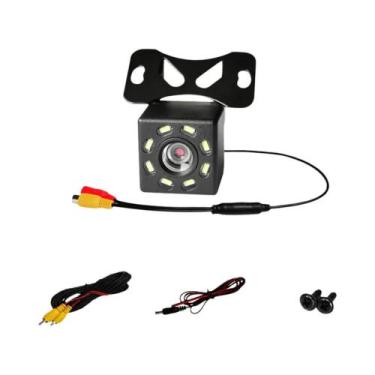 Imagem de Câmera De Ré Automotiva HD 12V Com 8/12 LEDs, Visão Noturna De Amplo Â