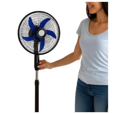 Imagem de Ventilador de Coluna Pedestal 127V 60W Preto AR0974 - Startools, 110V